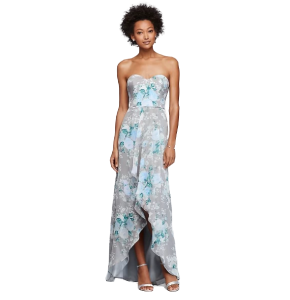 Floral Long and Short Dress by David’s Bridal