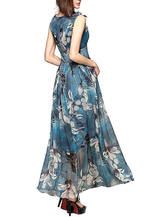 Vestido Guess Joy Mujer Azules Multicolor En Vestido Joy Enyland