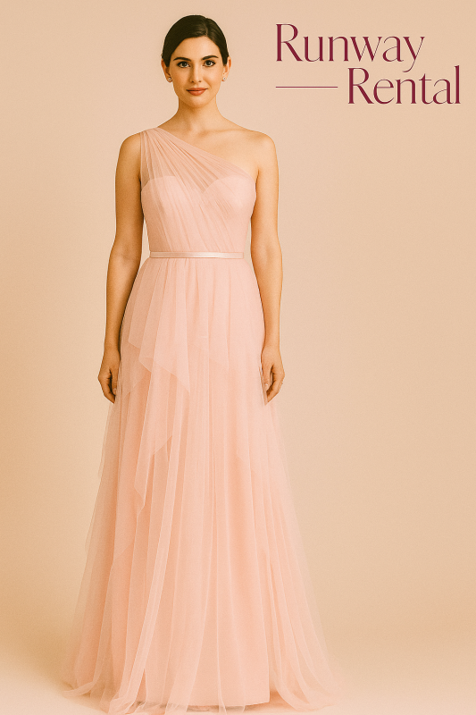 One Shoulder White by Vera Wang