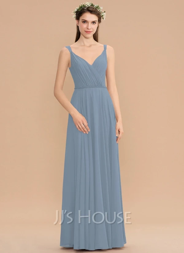 Verna Sin Tirante Novio Vestido Con Apertura Gris Acero